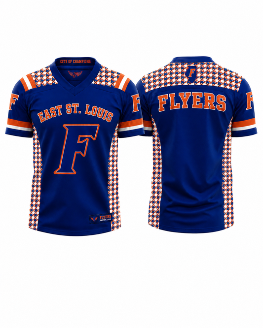 Royal Blue East St. Louis Flyers Spirit Jersey